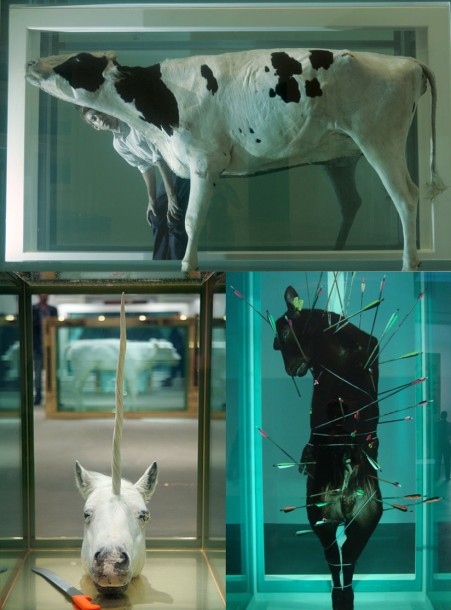 Damien Hirst arte burbuja