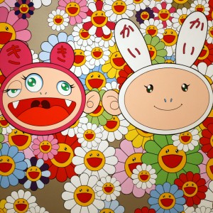 takashi-murakami-in-superflat-art Takashi Murakami arte moderno