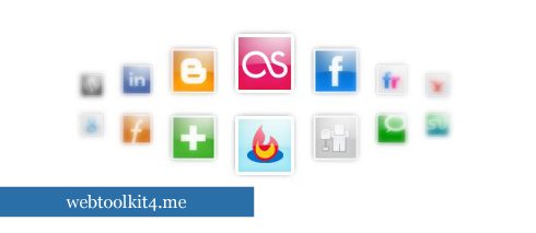 Set de iconos de redes sociales para tu web