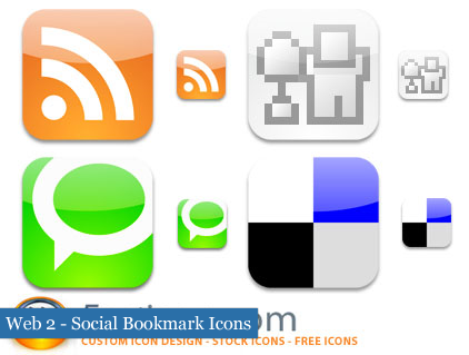 Set de iconos de redes sociales para tu web