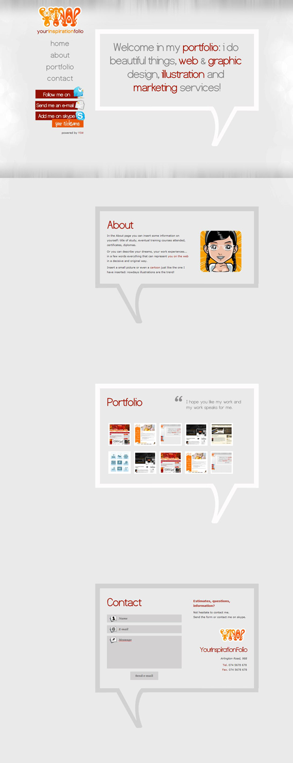 Plantilla web gratis