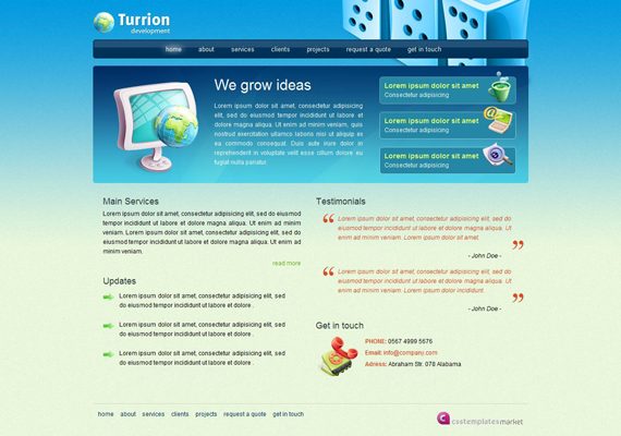 Plantilla web gratis