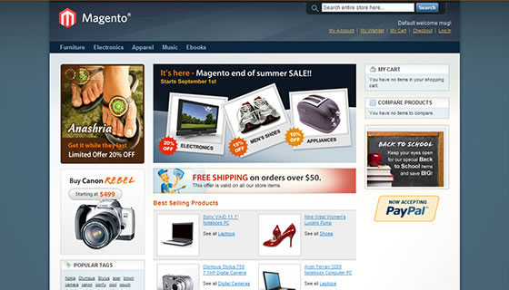 instantShift - Latest High-Quality Free Magento Themes