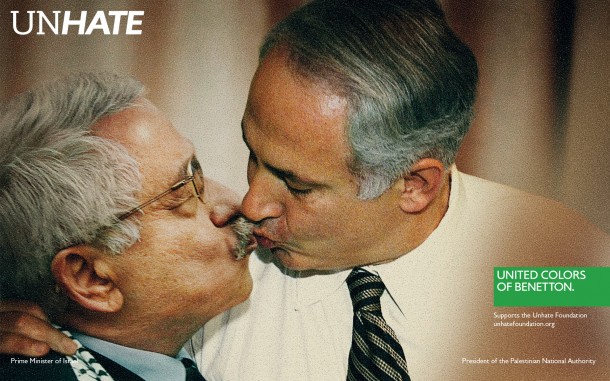 Campaña de publicidad Benetton Beso