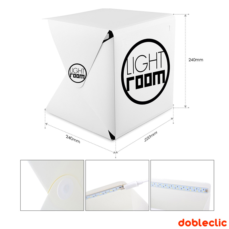 Caja de Luz DobleClic Light Room – DobleClic Estudio de Vídeo y Diseño