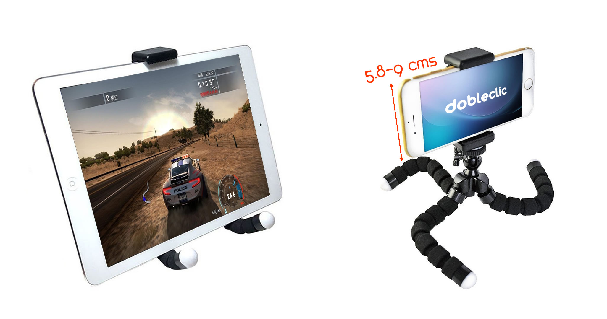 Mini Trípode Portátil De 8 Cm Con Rosca 1/4'' Y Base Antideslizante Para Cámara, Móvil O Selfie Stick - Soporte De Mesa Compacto